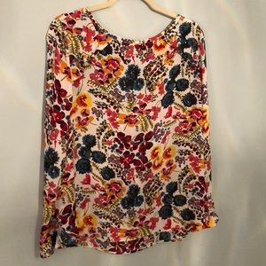 LOFT floral shirt